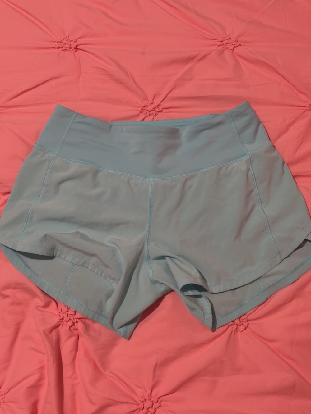 lululemon athletica Light Blue High-Rise Athletic Shorts